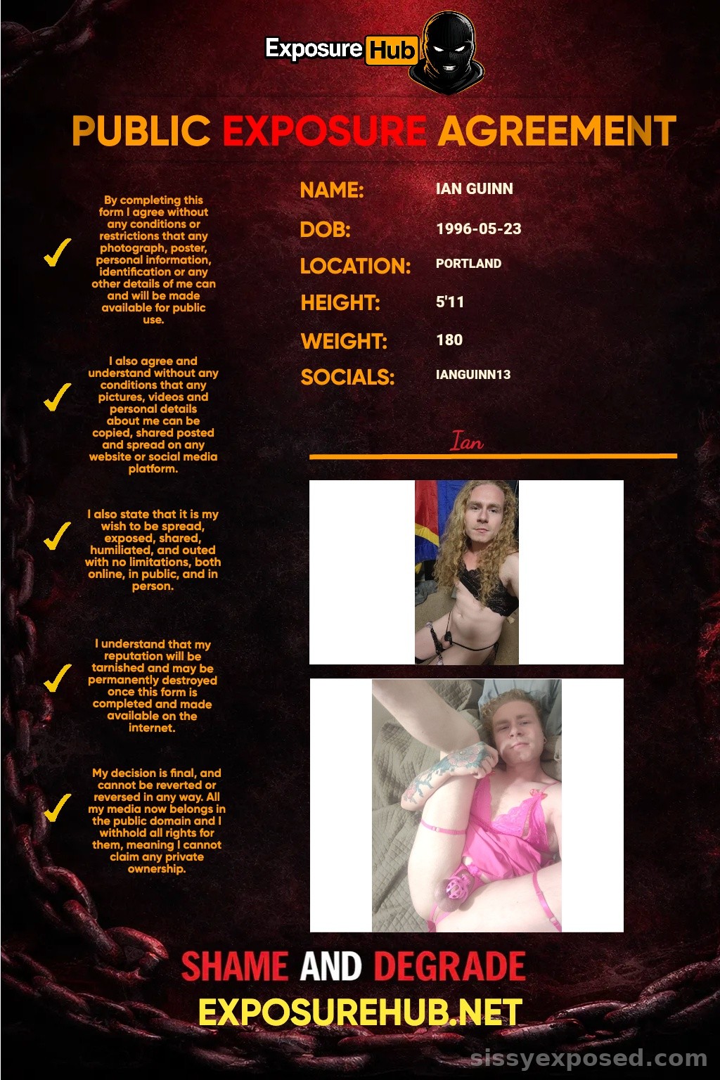 Secret sissy exposed