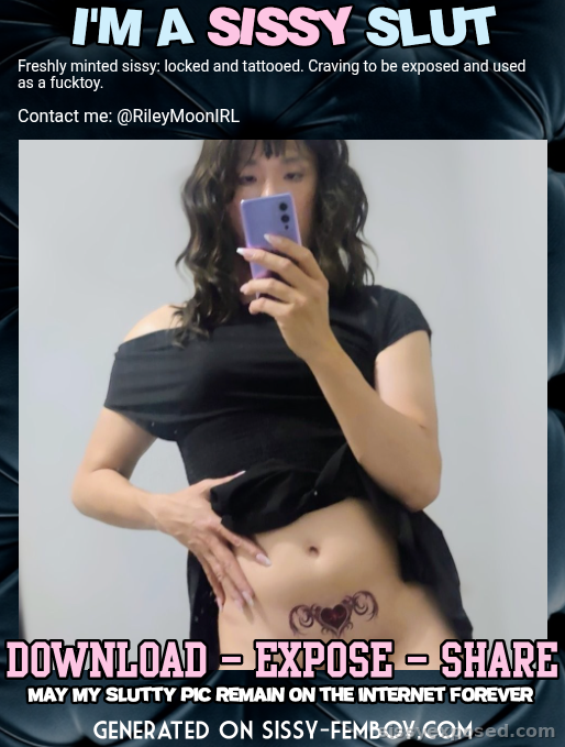 Identification please.. here is my sissy ID for the whole world to see!