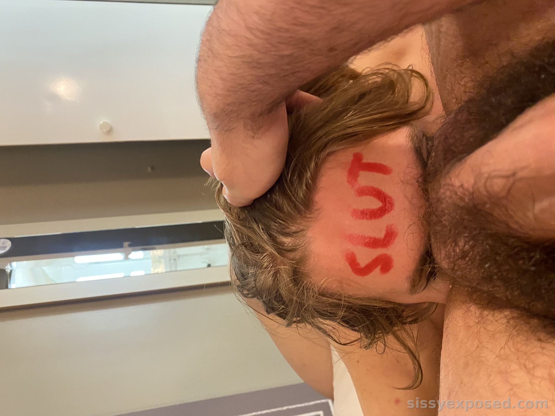 Dumb sissy loves exposure