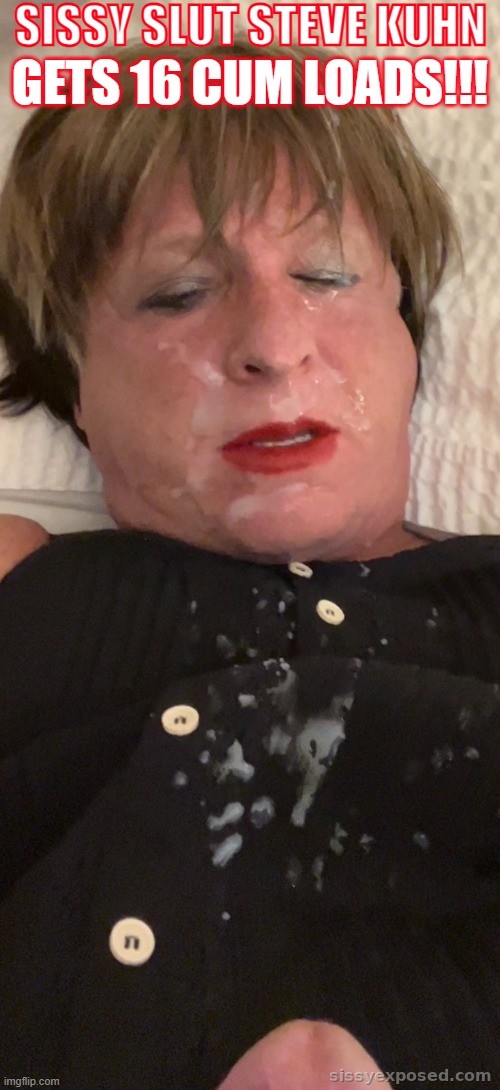 TOTALLY EXPOSED FACE - SISSY SLUT STEVE KUHN