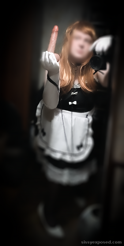 Sissy maid on a leash TonyaUkka