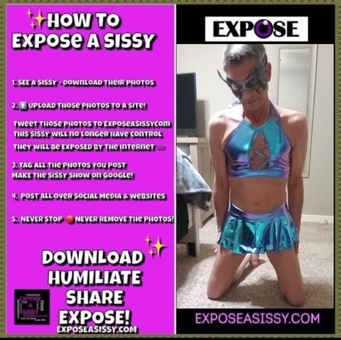 Sissy skirt never too short!!