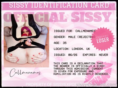 My sissy ID
