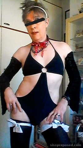 Dressed for Visiting Daddy Cock! pic 1 Before!