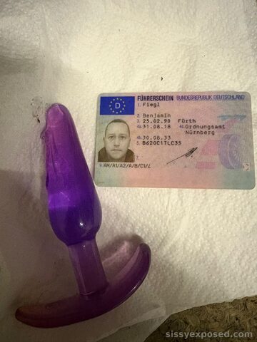 Latex chastity blackmail Sissy Benjamin fiegl