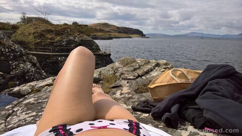 crossdressing and sunbathing