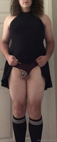 Sissy Showing off