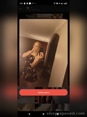 Old pictures of a sissy faggot
