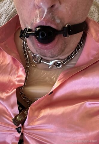 I love being a gagged fag