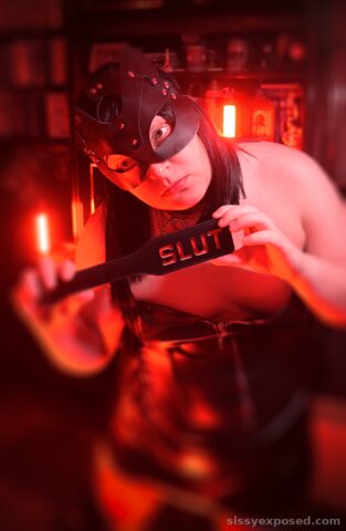 Sissy black leather slut TonyaUkka